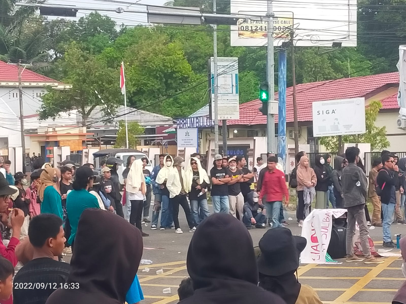 Demo Tolak Kenaikan BBM di Mamuju, Mahasiswa: Bansos Bukan Solusi, Apalagi di Sulbar Belum Pulih dari Gempabumi